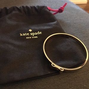 Kate Spade gold Moon River bangle bracelet